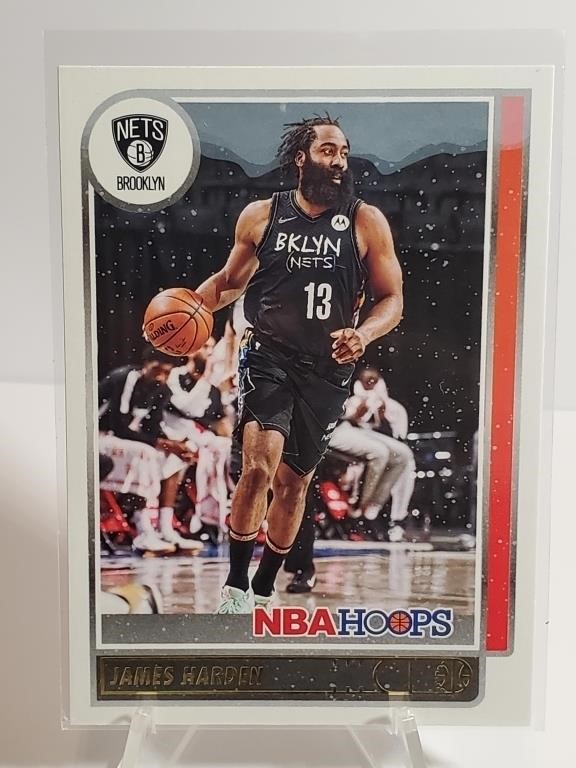 2021-22 NBA Hoops Gold James  Harden