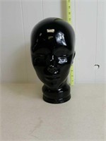LARGE GLASS HEAD BUST