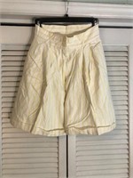 VINTAGE CATCHER YELLOW STRIPED SHORTS SIZE 10