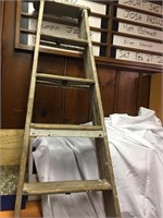 large wood step ladder