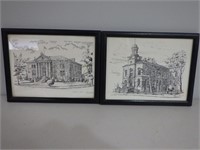 4 Old Print St Catharine's By  K Shaap