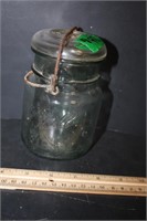 Clear Vintage Ball Ideal Jar