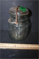 Clear Vintage Ball Ideal Jar
