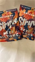 LOT OF 2 STRYVE ORIGINAL BEEF BILTONG 2.25 OZ