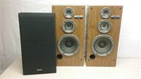 Pair Of Panasonic 200W 3-Way Speakers SB-ZR822