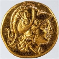 MACEDONIAN GOLD STATER OF ALEXANDER THE GREAT