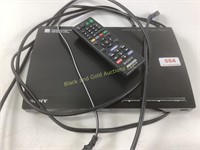 Sony Blu Ray player with remote