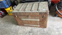 Vintage wooden trunk /storage container
