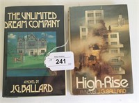 J. G. Ballard. Lot of Two First Editions. DJ's.