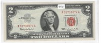 1953 $2 Red Seal Note