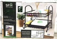 Spin Two Tier Countertop Basket (pre Owned)