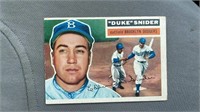 1956 TOPPS DUKE SNIDER BROOKLYN DODGERS