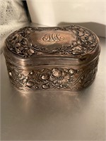 Sterling jewelry box