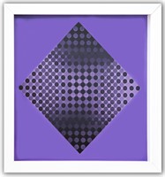 Victor Vasarely- Heliogravure Print "Untitled"