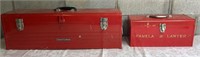 Craftsmen Tool Box & Red Metal Toolbox w/ Contents