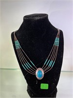 Turquoise Sterling Necklace