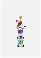 7 Ft. LED Stacked Snowmen Yard Decoration