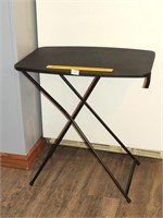 Small Folding Table - Measures Approx. 26 x 18 x