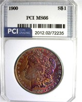 1900 Morgan MS66 LISTS $600