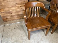 Hardwood Banker's Chair