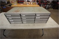 12 drawer steel organizer