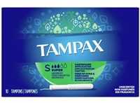 5 Boxes of Tampax Tampons(50 count)