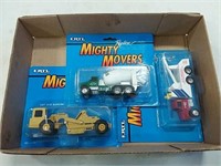 assortment of ERTL mighty movers