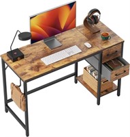 B1513  Cubiker Office Desk 40 Inch Rustic Brown