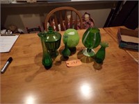 GREEN GLASS ITEMS