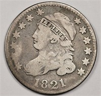 1821 Bust Dime