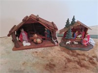 Wood  & Plastic Nativity Scenes