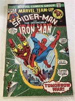 Marvel comics Spider-Man and the invincible Iron