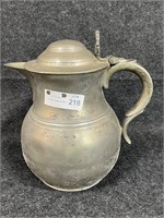 Antique 4 3/4 Qt. Pewter Flagon