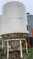 1100bu Hopper-Bottom Grain Storage Bin (Off Site)