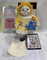 Dolly Dingle Musical Porcelain Doll