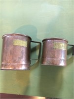 2 CUPS -- MIGHT BE COPPER