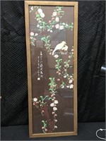 SIGNED Japanese Fabric Painting