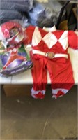 Power Rangers Red ranger costume size 42-46