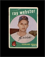 1959 Topps #531 Ray Webster VG to VG-EX+