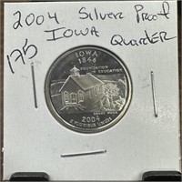 2004 SILVER PROOF IOWA QUARTER