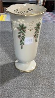 Holiday Lenox Pierced Vase