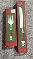 Holiday Gatherings Lenox Meat Fork & Cake Knife