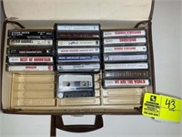 CASSETTES AND A CARRYING CASE