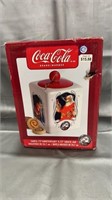 Coca-cola Santa 75th Anniversary Snack Jar
