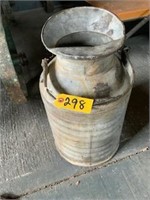 Galvanized oil can 5 gallon