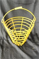 Metal Yellow Egg Basket