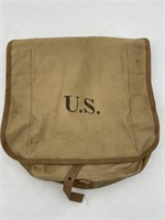 US issued canvas saddlebag