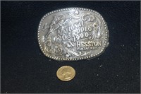 1990 HESSTON NFR BUCKLE