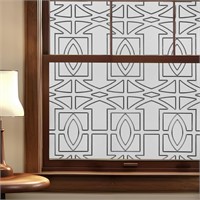 3D Stained Glass Window Film, 23.6 x 35.4