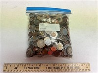 Almost 10 Pounds of Foreign Coins